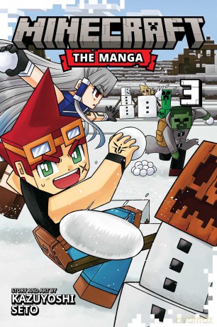 Minecraft: The Manga, Vol. 3: Volume 3 - Kazuyoshi Seto [KSIĄŻKA]