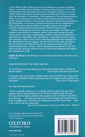 Modern India: The Origins of an Asian Democracy, 2nd Edition - Judith Brown [KSIĄŻKA]