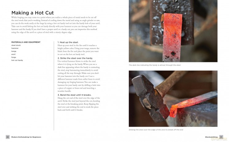 Modern Knifemaking for Beginners: Step-by-step instruction for forging your own knife from expert bladesmiths, including making your own handle, sheath, and sharpening - Laura Zerra [KSIĄŻKA]