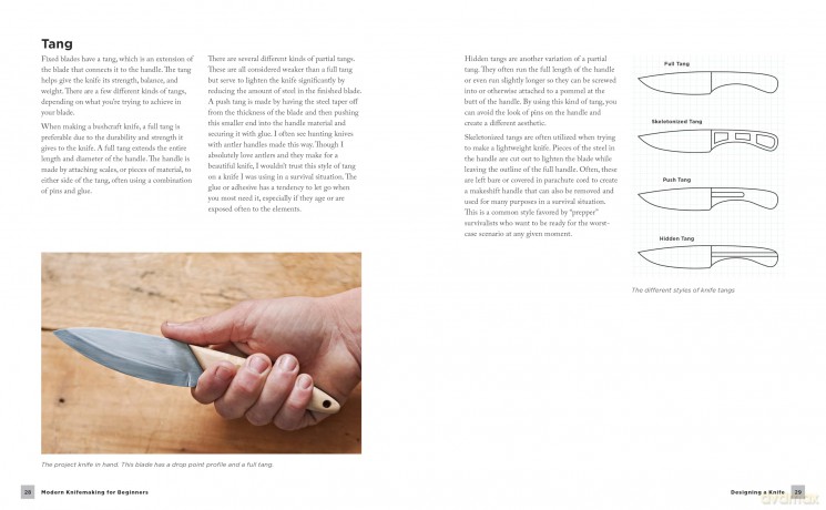 Modern Knifemaking for Beginners: Step-by-step instruction for forging your own knife from expert bladesmiths, including making your own handle, sheath, and sharpening - Laura Zerra [KSIĄŻKA]