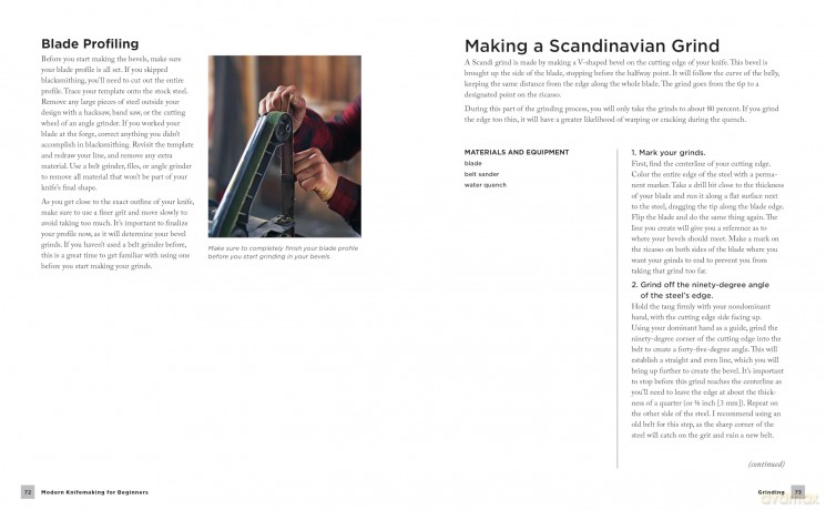 Modern Knifemaking for Beginners: Step-by-step instruction for forging your own knife from expert bladesmiths, including making your own handle, sheath, and sharpening - Laura Zerra [KSIĄŻKA]