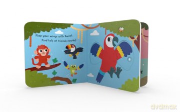 Monkey's Wobbly Bottom: A fun-filled new interactive novelty board book series with sliders to wobble! - Kit Frost [KSIĄŻKA]