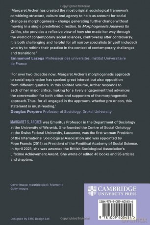 Morphogenesis Answers Its Critics - Margaret S. Archer [KSIĄŻKA]