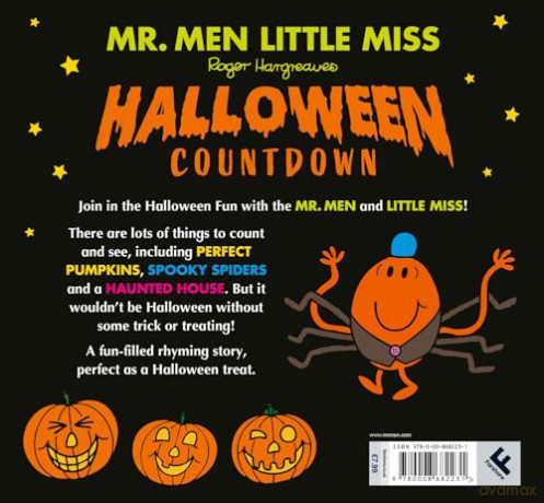 Mr. Men Little Miss: Halloween Countdown: A spooky rhyming illustrated picture book with lots of things for kids to count and see - the perfect Halloween treat for 2, 3, 4 and 5 year olds! - Roger Hargreaves [KSIĄŻKA]