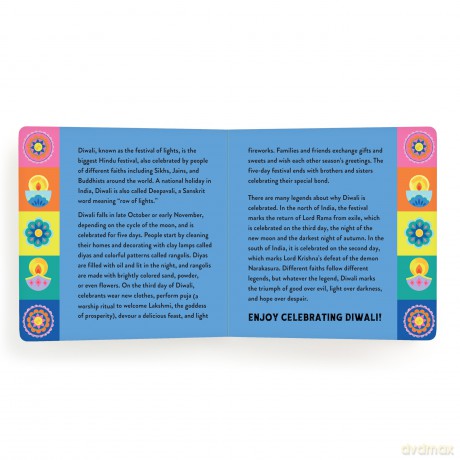 Mudpuppy Let's Celebrate Diwali Board Book - Mudpuppy [KSIĄŻKA]