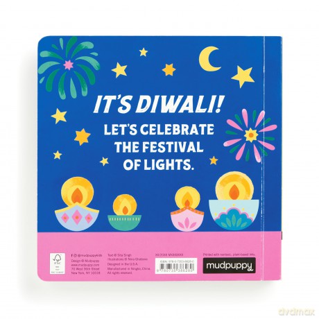 Mudpuppy Let's Celebrate Diwali Board Book - Mudpuppy [KSIĄŻKA]