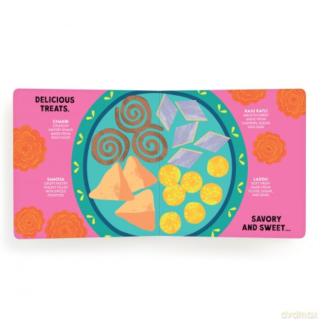 Mudpuppy Let's Celebrate Diwali Board Book - Mudpuppy [KSIĄŻKA]
