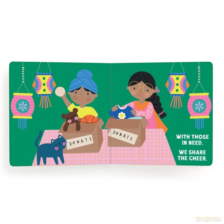 Mudpuppy Let's Celebrate Diwali Board Book - Mudpuppy [KSIĄŻKA]