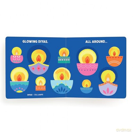 Mudpuppy Let's Celebrate Diwali Board Book - Mudpuppy [KSIĄŻKA]