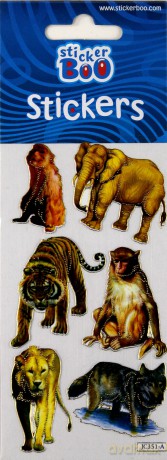 Naklejki Sticker Boo - Dzikie Zwierzęta