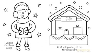 My Big Happy Christmas Colouring Book: An Interactive Holiday Coloring Book Featuring Santa, Snowmen, and Reindeer - Alice James [KSIĄŻKA]