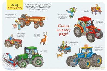 My Big Wimmelbook- Tractors Everywhere - Max Walther [KSIĄŻKA]