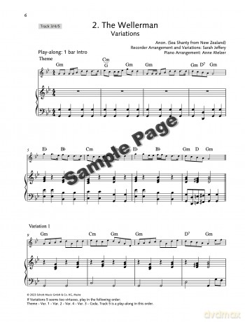 My Favourite Melodies - 14 Selected Pieces - Soprano Recorder - Sarah Jeffery [KSIĄŻKA]