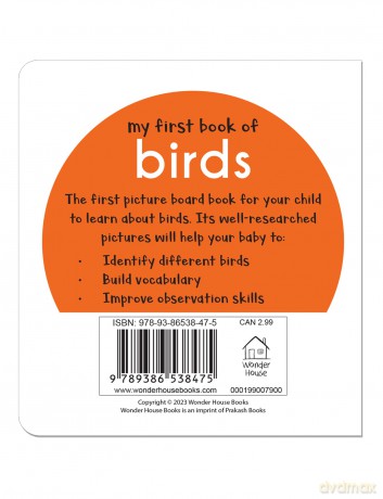 My First Book Of Birds: First Board Book - Wonder House Books Editorial [KSIĄŻKA]