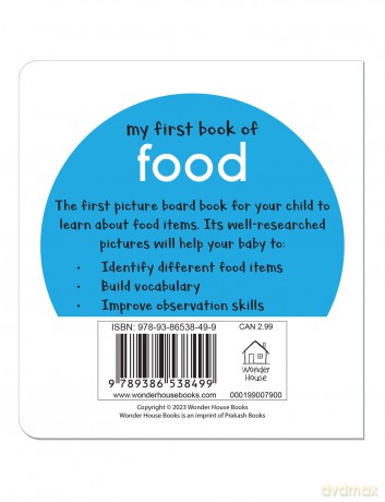 My First Book Of Food: First Board Book - Wonder House Books Editorial [KSIĄŻKA]
