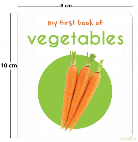 My First Book Of Vegetables: First Board Book - Wonder House Books Editorial [KSIĄŻKA]