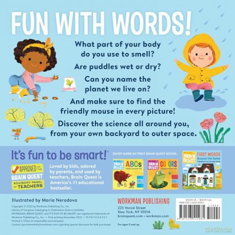 My First Brain Quest First Words: Science Around Us: A Question-and-Answer Book: 6 [KSIĄŻKA]