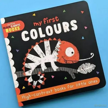 My First Colours: High-contrast books for little ones - Louise Anglicas [KSIĄŻKA]