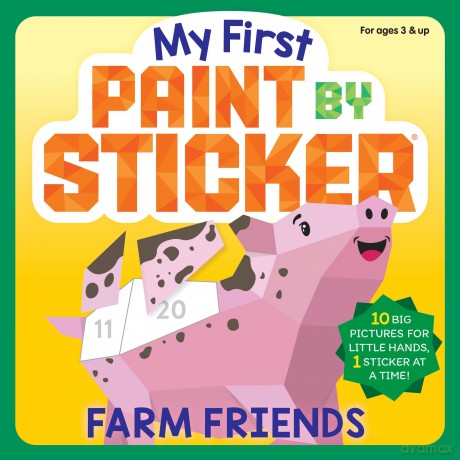 My First Paint by Sticker: Farm Friends [KSIĄŻKA]