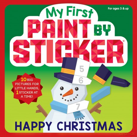 My First Paint by Sticker: Happy Christmas [KSIĄŻKA]