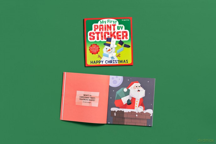 My First Paint by Sticker: Happy Christmas [KSIĄŻKA]