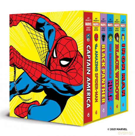 My Mighty Marvel First Book Collection: Captain America, Spider-Man, Black Widow, Black Panther, the Hulk, and Iron Man! - Marvel Entertainment [KSIĄŻKA]