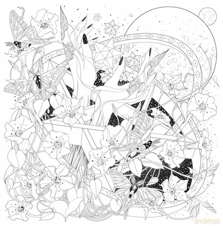 Mythographic Color and Discover: Magick Apothecary: An Artist's Coloring Book for Modern Mystics - Chellie Carroll [KSIĄŻKA]