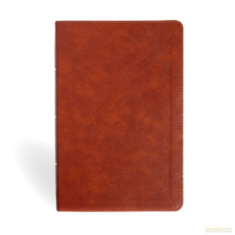 NASB Personal Size Giant Print Bible, Burnt Sienna LeatherTouch, Indexed [KSIĄŻKA]