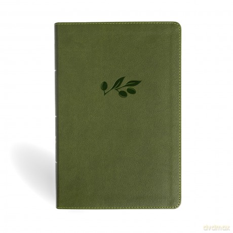 NASB Personal Size Giant Print Bible, Olive LeatherTouch [KSIĄŻKA]