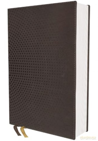 NASB, Clear Focus Bible, Leathersoft, Charcoal Brown: Read more of the Bible with better focus - Zondervan [KSIĄŻKA]