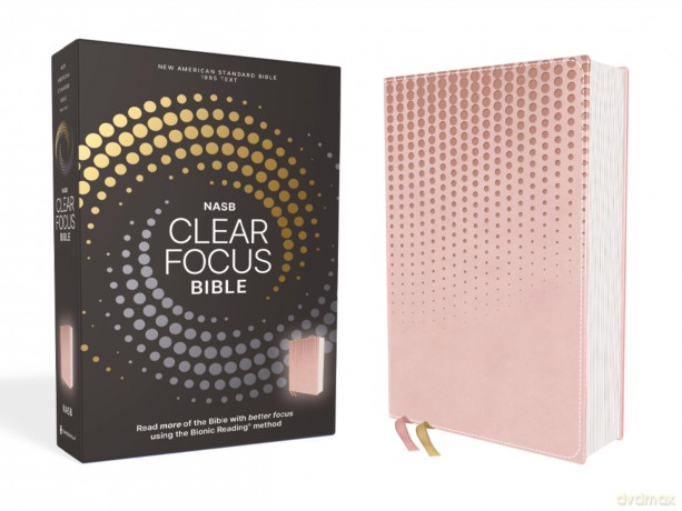 NASB, Clear Focus Bible, Leathersoft, Pink: Read more of the Bible with better focus - Zondervan [KSIĄŻKA]