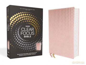 NASB, Clear Focus Bible, Leathersoft, Pink: Read more of the Bible with better focus - Zondervan [KSIĄŻKA]