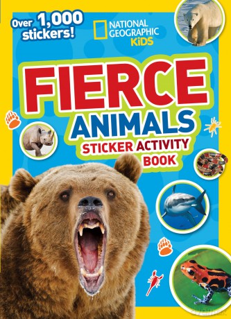 National Geographic Kids Fierce Animals Sticker Activity Book: Over 1,000 Stickers! - National Geographic Kids [KSIĄŻKA]