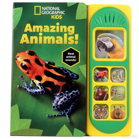 National Geographic Kids: Amazing Animals! Sound Book - PI Kids [KSIĄŻKA]