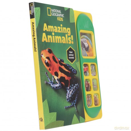 National Geographic Kids: Amazing Animals! Sound Book - PI Kids [KSIĄŻKA]