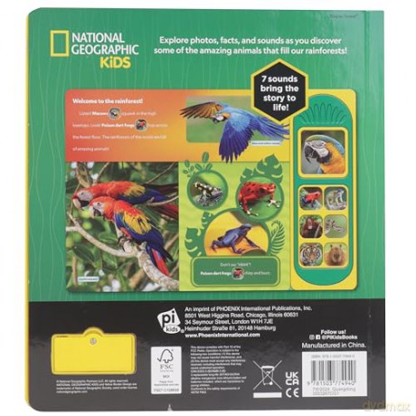 National Geographic Kids: Amazing Animals! Sound Book - PI Kids [KSIĄŻKA]