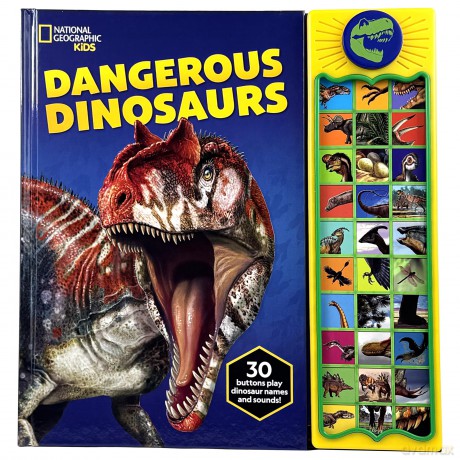 National Geographic Kids: Dangerous Dinosaurs Sound Book - PI Kids [KSIĄŻKA]