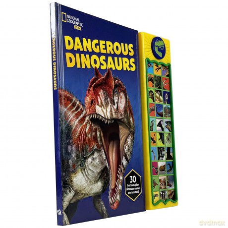 National Geographic Kids: Dangerous Dinosaurs Sound Book - PI Kids [KSIĄŻKA]