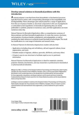Natural Polymers for Biomedical Applications - Wenguo Cui [KSIĄŻKA]