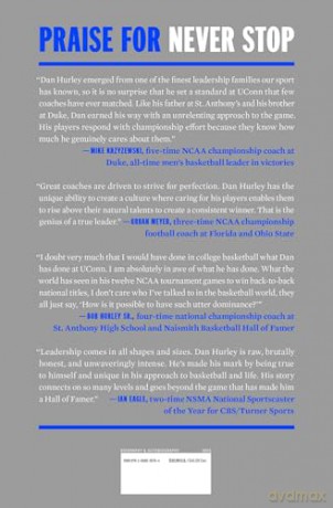 Never Stop: Life, Leadership, and What It Takes to Be Great - Dan Hurley [KSIĄŻKA]