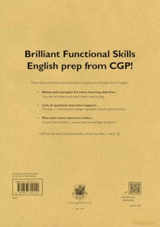 New Functional Skills English Level 2 - Course Booklets Pack - CGP Books [KSIĄŻKA]