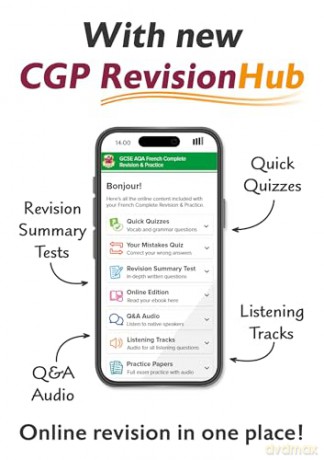 New GCSE German AQA Revision Guide with CGP RevisionHub - CGP Books [KSIĄŻKA]