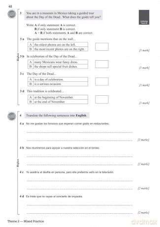 New GCSE Spanish AQA Exam Practice Workbook with CGP RevisionHub - CGP Books [KSIĄŻKA]