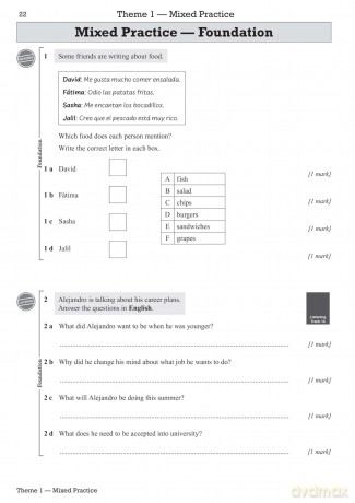 New GCSE Spanish AQA Exam Practice Workbook with CGP RevisionHub - CGP Books [KSIĄŻKA]
