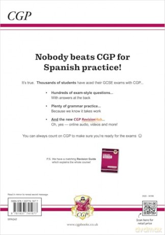 New GCSE Spanish AQA Exam Practice Workbook with CGP RevisionHub - CGP Books [KSIĄŻKA]