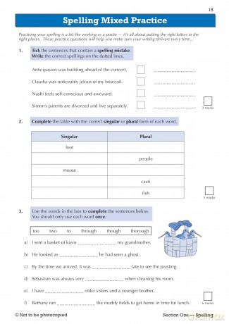 New KS3 Year 9 Spelling, Punctuation and Grammar Targeted Workbook - CGP Books [KSIĄŻKA]