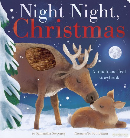 Night Night, Christmas: A Touch-And-Feel Storybook - Samantha Sweeney [KSIĄŻKA]