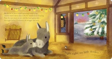 Night Night, Christmas: A Touch-And-Feel Storybook - Samantha Sweeney [KSIĄŻKA]