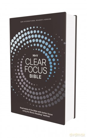 NIrV, Clear Focus Bible, Hardcover, Charcoal/Blue: Read more of the Bible with better focus - Zondervan [KSIĄŻKA]