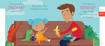 Nita's Food Signs: An Interactive ASL Board Book - Kathy MacMillan [KSIĄŻKA]